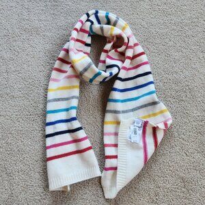 NWT GAP Striped Scarf Merino/Cotton